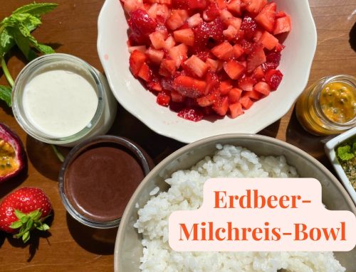 Erdbeere trifft Milchreis