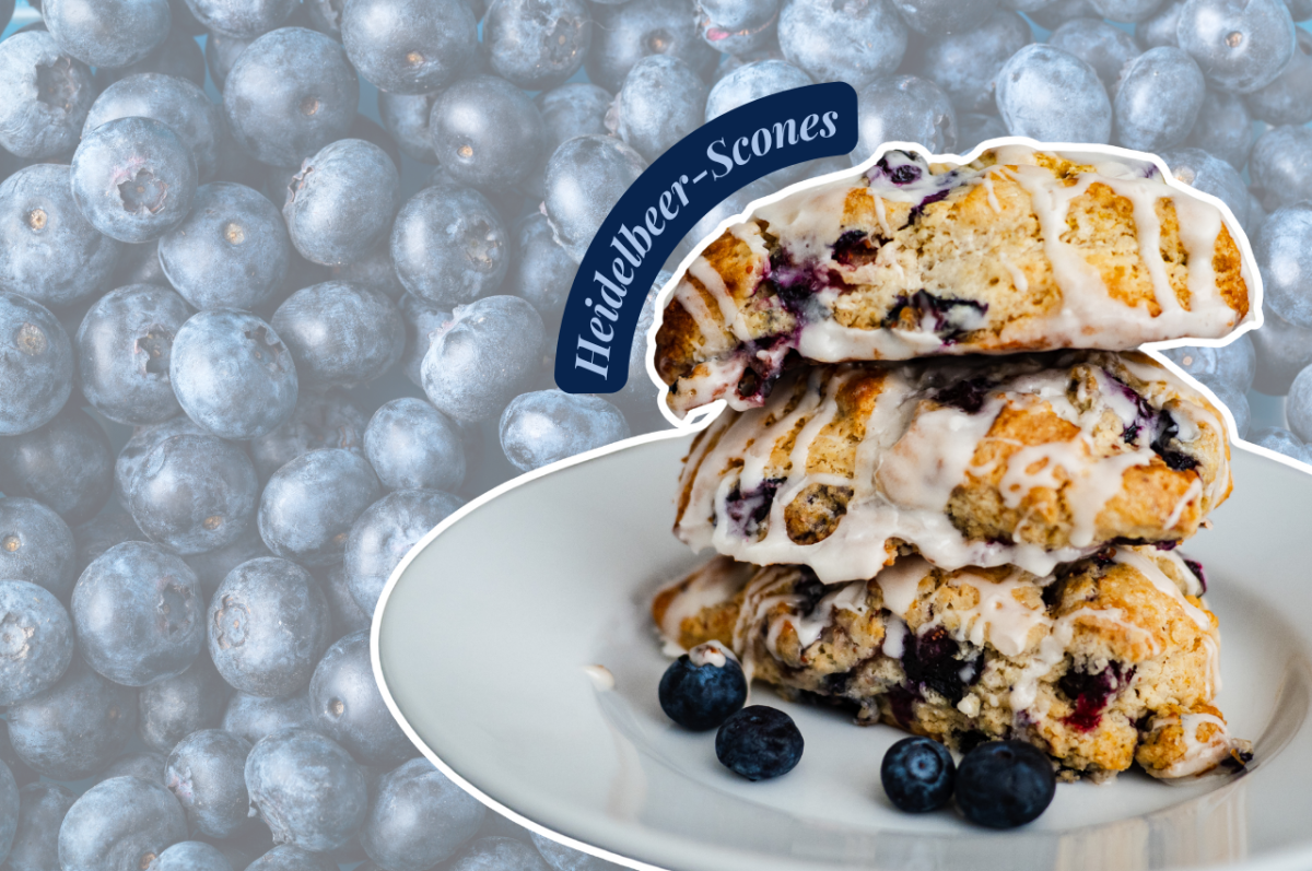 Heidelbeer-Scones mit Buttermilch - Klönstedt Heidelbeer-Scones mit Buttermilch - Klönstedt